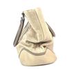 CHANEL Decacoco CC logo Bag Shoulder Bag Tote Bag Leather Beige