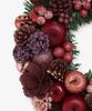 Afternoon Tea Living Wreath JP42 Christmas Wreath Large, Red