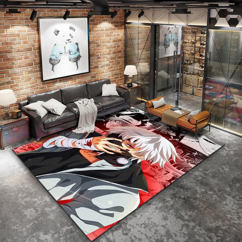Tokyo Ghoul Carpet Rug For Living Room Bedroom Home Sofa Decoration Kids Play Nonslip Floor Mat