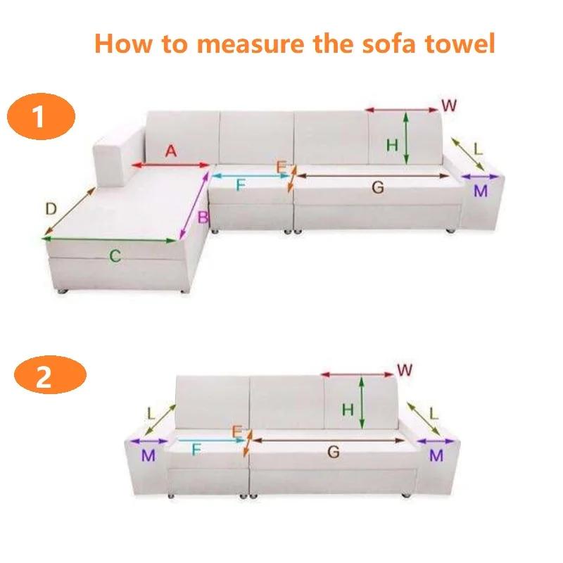 Thicken Quilted Sofa Towel Short Plush Sofa Cover Lace Edge Slip Resistant Protective Cover European Style Couch Cover Universal