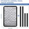 RV Door Window Cover Light-Blocking Curtains For Trailer Portable Light-Blocking RV Accessories For Travelers Enthusiasts Club