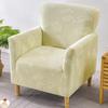 Flowers Club Armchair Cover Stretch Square Arm Back Tub Slipcover Single Small Chair Seater Sofa Cover for Home Club Bar
