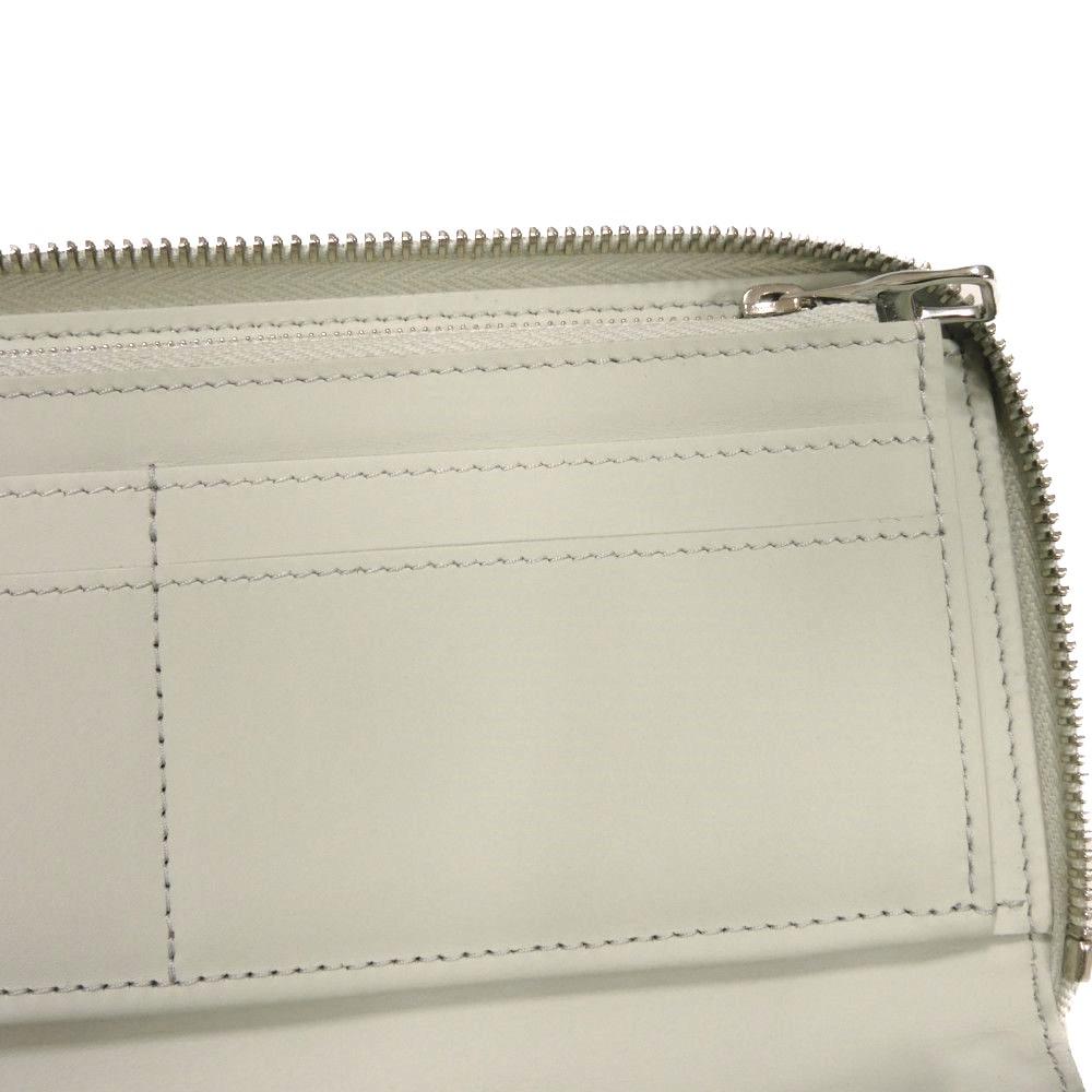 Used 12564 Zippy Wallet Vertical M82597 7940 LV Logo Zip Around RFID Monogram Taurillon Clemence Mineral Gray Men's