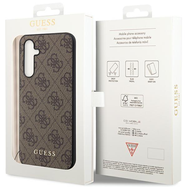 Guess Guhcs23Fegf4Gbr S23 Fe S711Brązowy/Brown Hardcase 4G Charms Collection