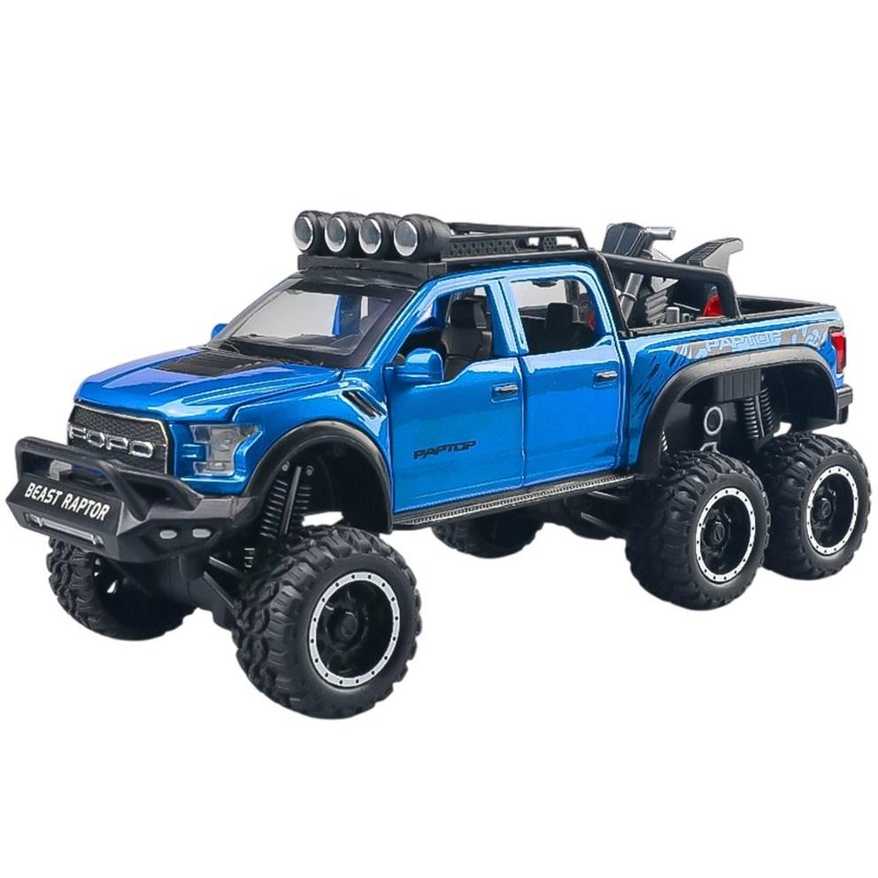 MyCar Premium 1:24 Металлическая модель автомобиля Ford Raptor F-150 - Коллекционная фигурка и Декор, Синий