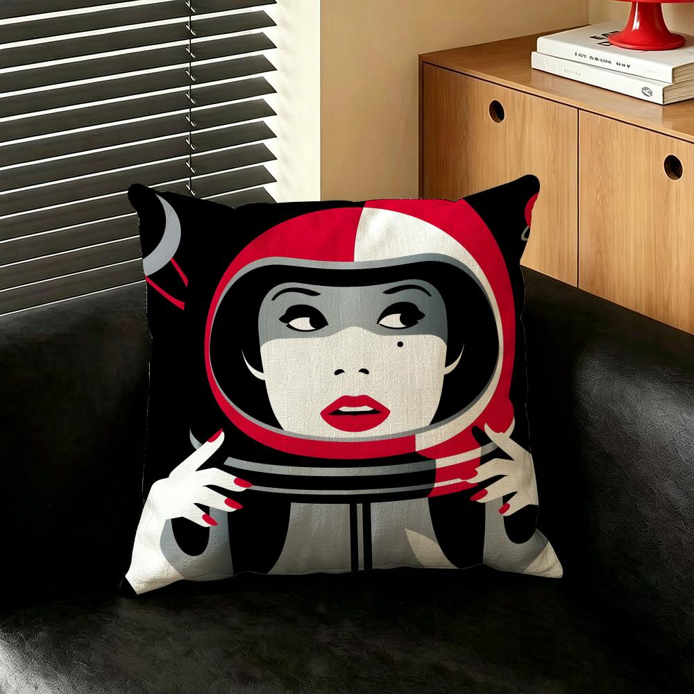 Artist MMalikaFFavre Cushion Cover Creative pillowcases for interior decoration office living room home Car hot