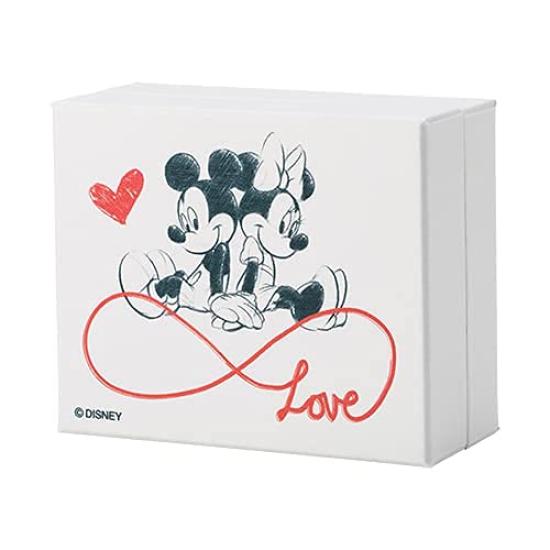 Disney Ring Allergy Free Surgical Stainless Steel 316L Gold Ring DIST001GO TP [White Clover] "Mickey & Minnie" Women's (7)