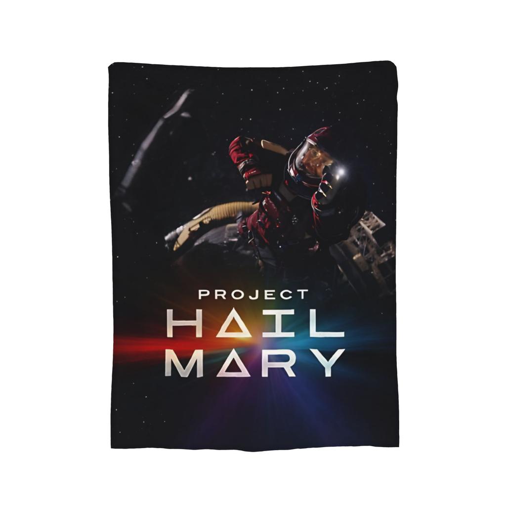 Project Hail Mary Rocky You Sleep I Watch Flannel Blankets Funny Throw Blanket for Home 125*100cm Bedspread,