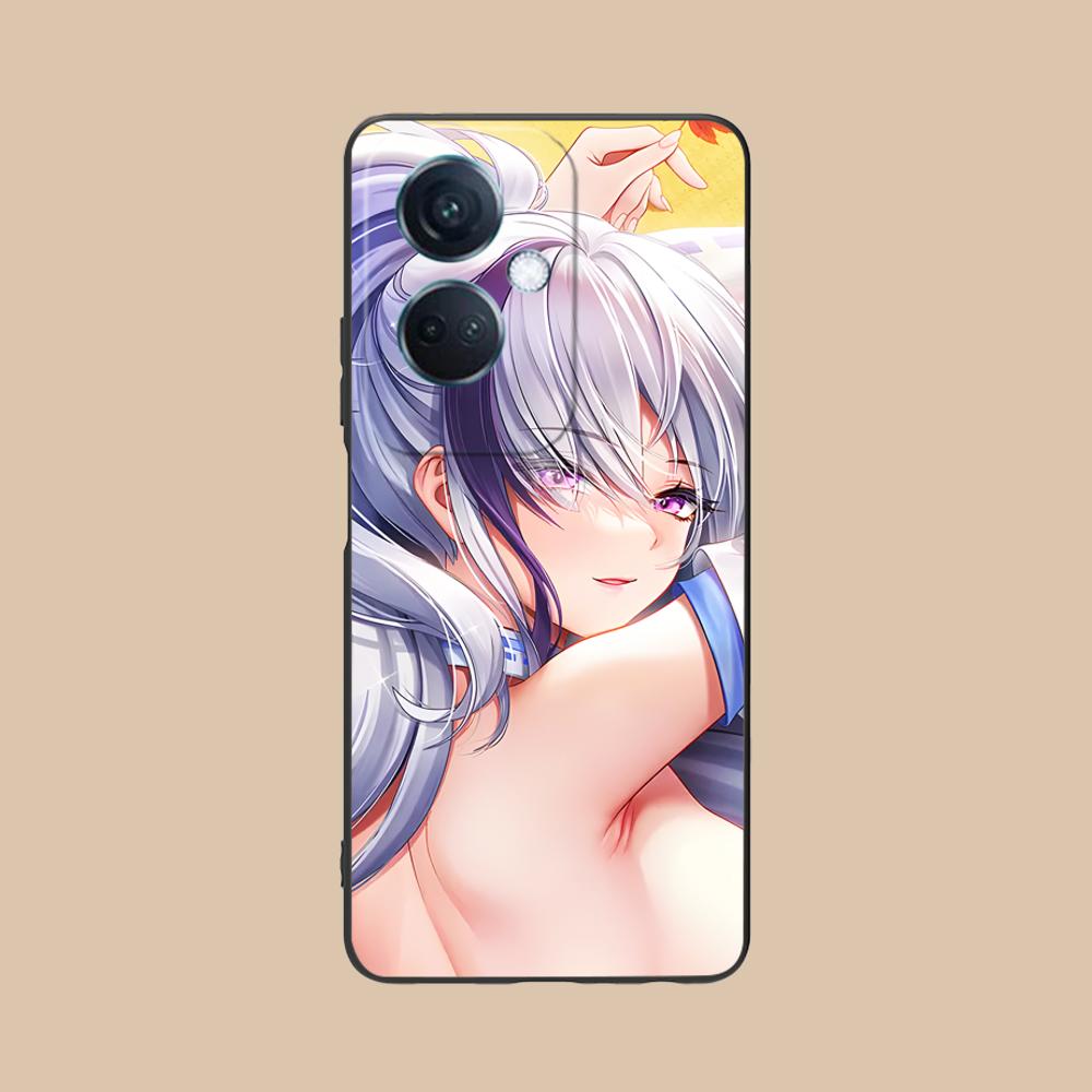 Матовый ТПУ чехол для мобильного телефона Azur Lane Unzen для OPPO Reno 14 13 12 11 10 9 8 7 6 5 F T Pro 5G Цветной печатный чехол