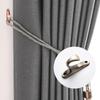 2pcs Retro Modern Practical Curtain Holdback Curtain Holder Wall Hanger Mounted Metal Hooks