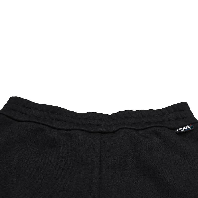 Fila Оригинальные женские флисовые брюки на кулиске, модные, простые, теплые, грязеотталкивающие, свободные, прямые, повседневные брюки, женские брюки F51W549602FBK