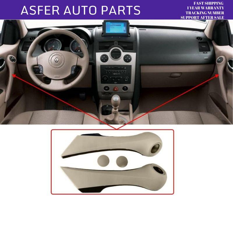 Комплект внутренних ручек двери, 2 шт., правая и левая, бежевый для Renault Megane Mk2 2002-2008 OEM 7701475316 7701475317