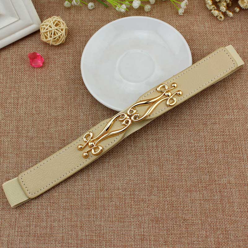 Тонкие ремни с золотой пряжкой для женщин, винтажные, весенне-летние, эластичный пояс, модный, декоративный пояс для платья, EMA