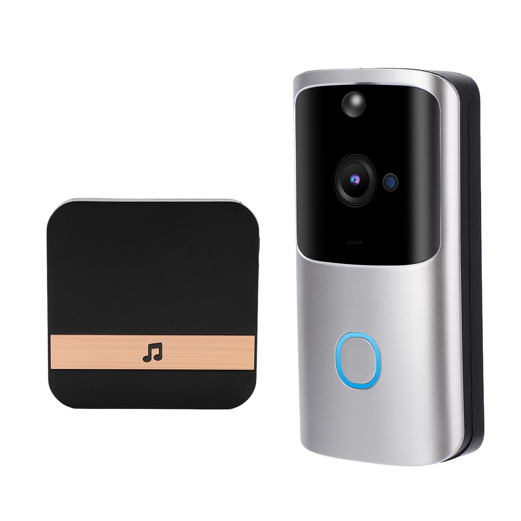 Умный беспроводной WIFI видеодомофон телефон с дистанционным управлением Интерком мониторинг сигнализация Silver 90?260VUS