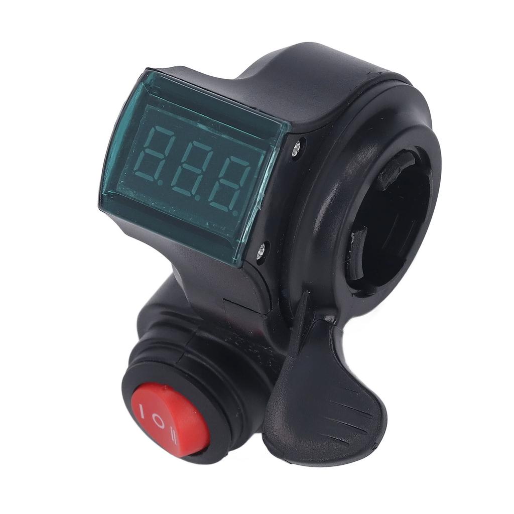 Electric Bike Thumb Throttle 3 Speed Digital Voltage Display Bicycle Hand Accelerator for Mountain