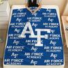 Air Force Falcons Print Flannel Blanket High Quality Warm Comfortable Cover for All Seasons Perfect for Gifts Home Decor