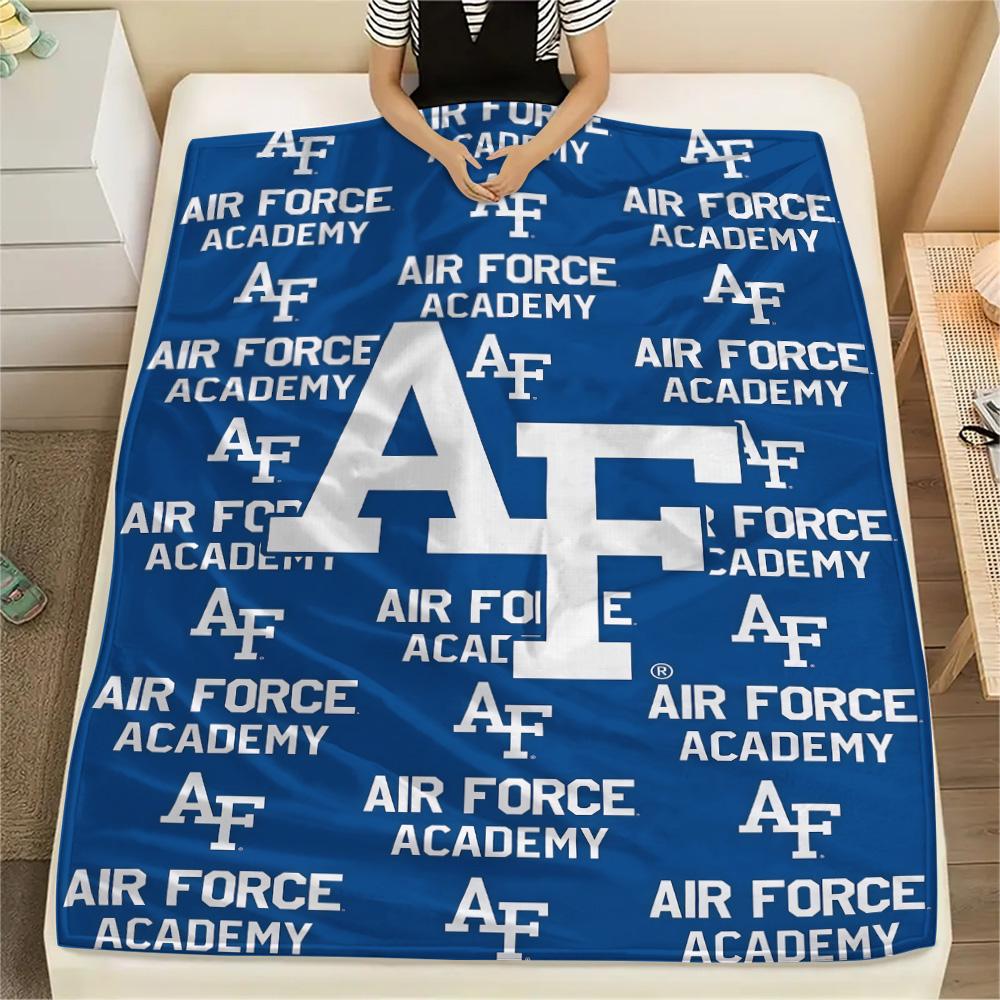 Air Force Falcons Print Flannel Blanket High Quality Warm Comfortable Cover for All Seasons Perfect for Gifts Home Decor