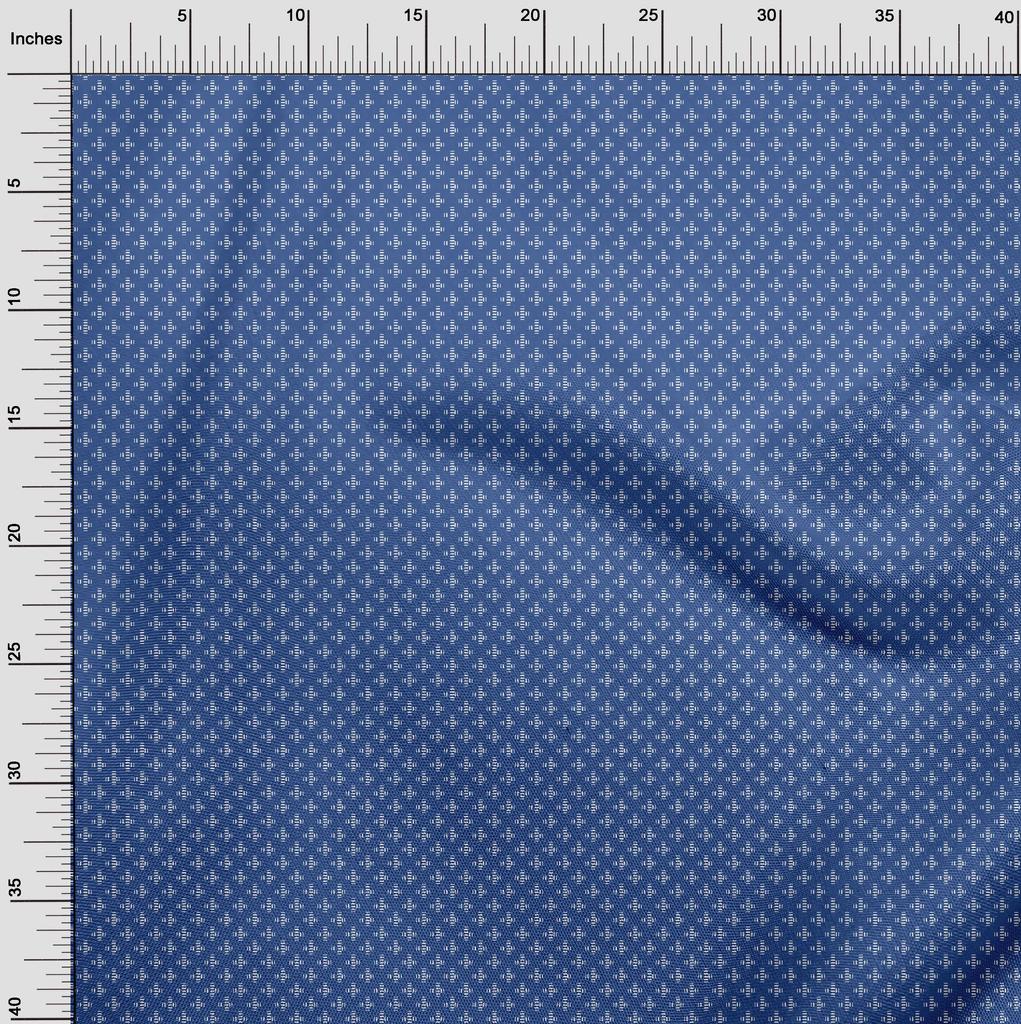 oneOone Cotton Flex Blue Fabric Geometrical Sewing Fabric By The Yard Printed Diy Clothing Sewing Supplies 40 Inch