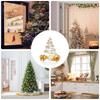 Self-Adhesive Christmas Tree Stickers Vinyl Material Xmas Window Clings New Year Decorations