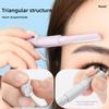 Двусторонний триммер для бровей с макролезвием, устойчивым к царапинам, безопасная моющаяся бритва для бровей, инструмент для макияжа и красоты