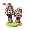 Mini Mushroom Ornament Miniature Synthetic Resin Micro Landscape Potted Plant Decoration Forest Style Fairy Garden Accessories Light-resistant Decor