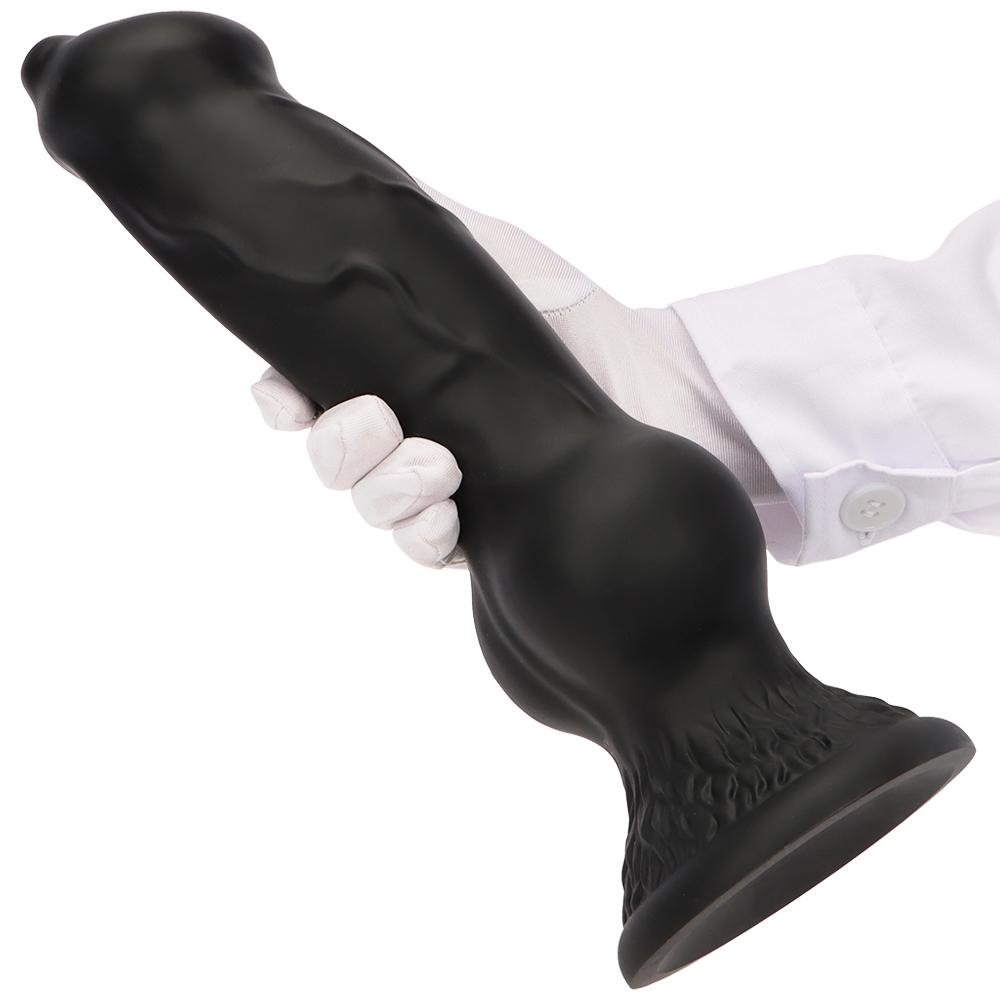 5 размеров XXL, реалистичный фаллоимитатор с большим узлом для собак, толстый пенис животных на присоске, большие фаллоимитаторы, анальная пробка, огромные секс-игрушки для взрослых, мужчины, женщины