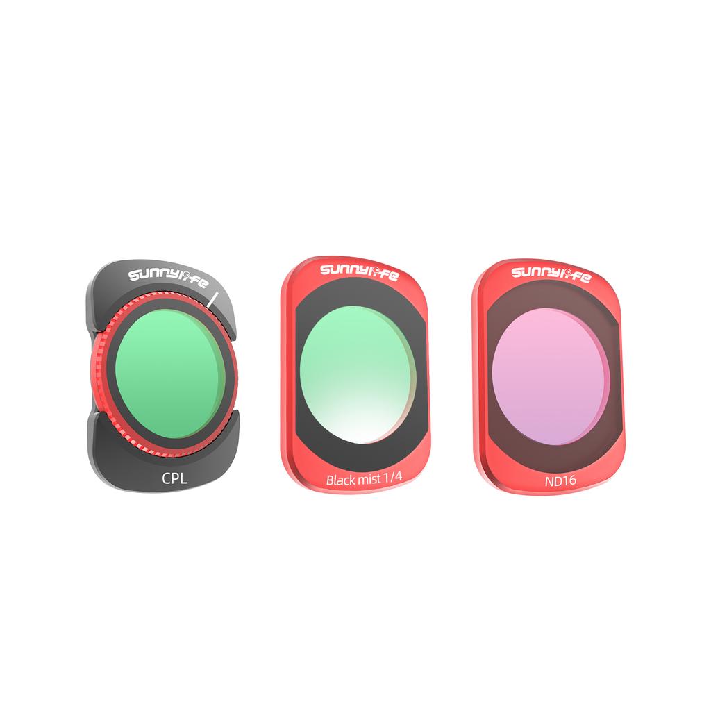 Sunnylife Набор CPL-фильтров для DJI Osmo Pocket 4 3, фильтры ND8 ND16 ND32 MCUV, набор защитных крышек для стабилизатора, аксессуары для Pocket 3 4
