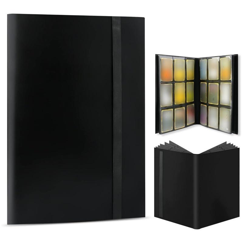 Альбом для коллекционера карточек 4/9/12 карманов, портативный кейс для хранения, подходит для игровых карточек, бейсбольных, футбольных карточек