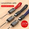 2.4A Быстрая зарядка брелок кабель для передачи данных шнур USB зарядный кабель для Android Type-C поддержка передачи данных