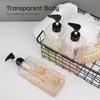 3 шт., 500 мл, пустые бутылки для лосьона с этикетками, квадратный диспенсер для бутылок с насосом, контейнеры для мытья тела, дозатор мыла и мыла для посуды
