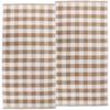 Bath Set of 60 X 120 Aegean Bay Towels, 2, Approx. Cm, Cotton, Check, Beige, BI7003-2P28