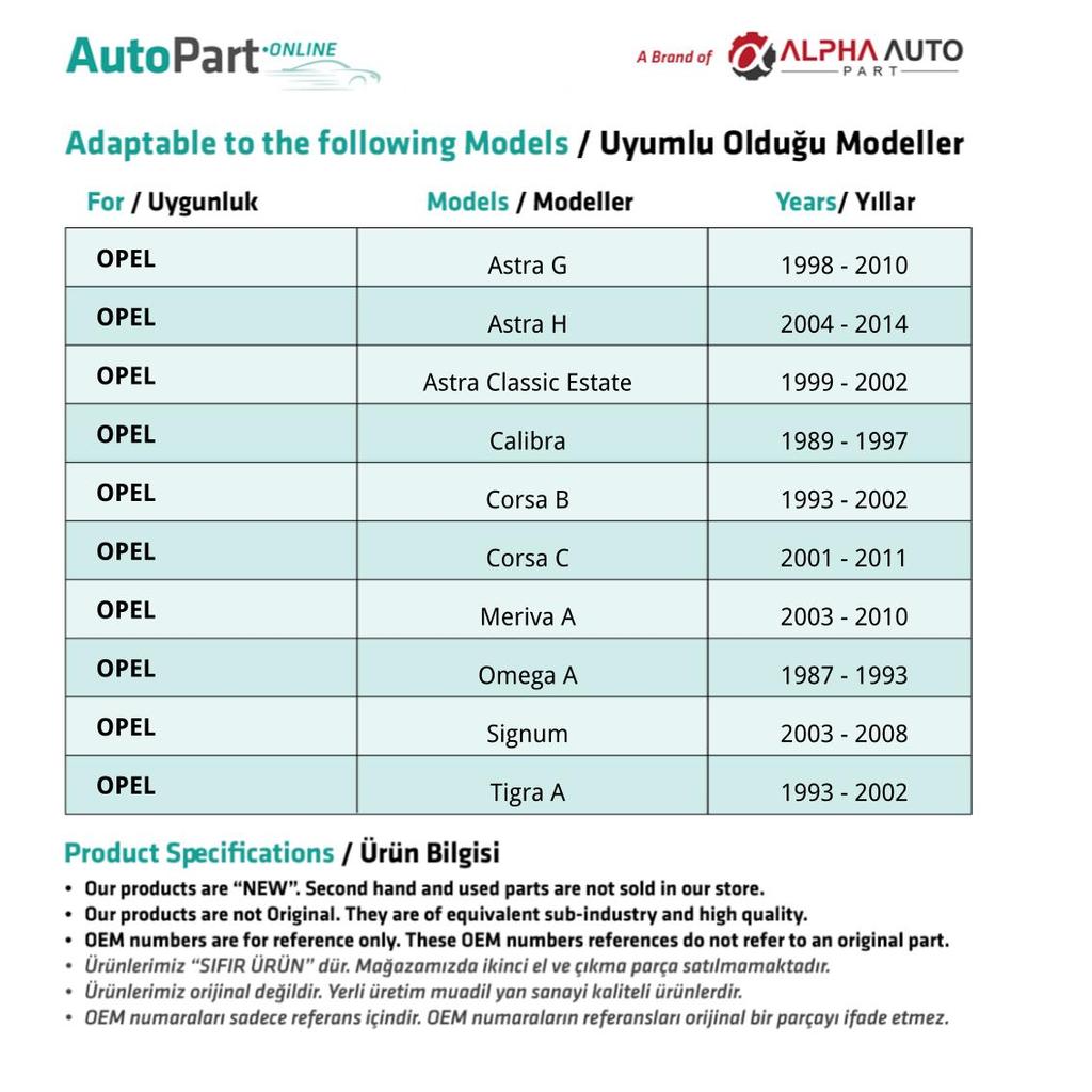 Roof Antenna Bar for Volkswagen, Skoda, Seat