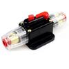 Automotive Marine Manual Reset Circuit Breaker 20-150A Waterproof Inline Fuse Holder for DC12V 24V Power Protection