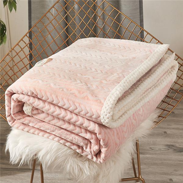 Winter Thick Duvet Cover Blankets Double Sided Kids Adults Quilt Cover Fleece Soft Warm Sofa Cover Bedspread