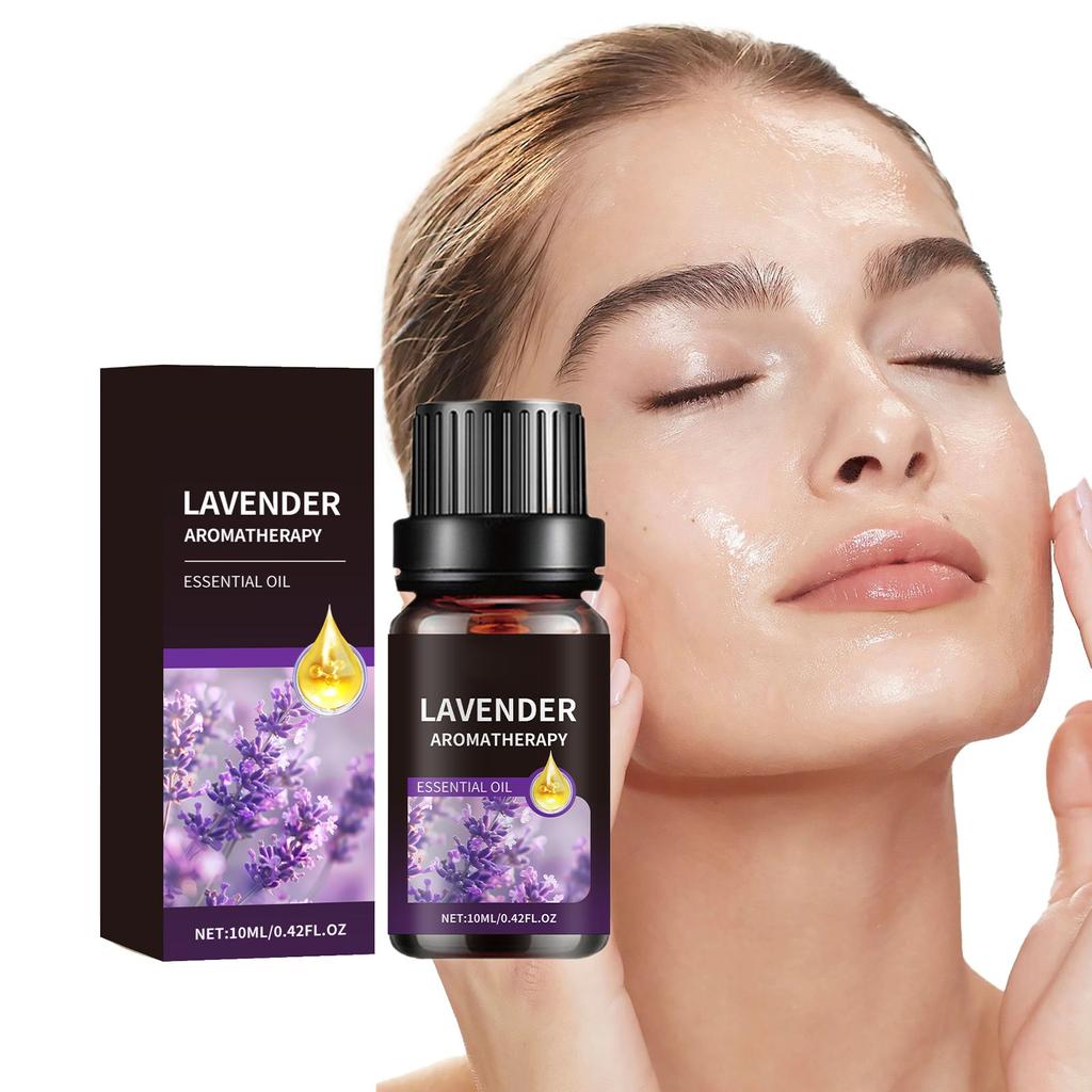 Масло-сыворотка с лавандой, натуральное ароматерапевтическое масло-сыворотка, масло для фиксации волос, масло для роста, используется в диффузорах и ароматерапии, 10 мл