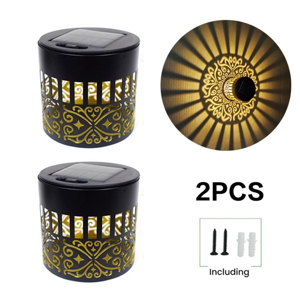 Flower Design Solar Wall Light Iron Light Outdoor Garden Light Solar Wall Lamp  Villa Gate