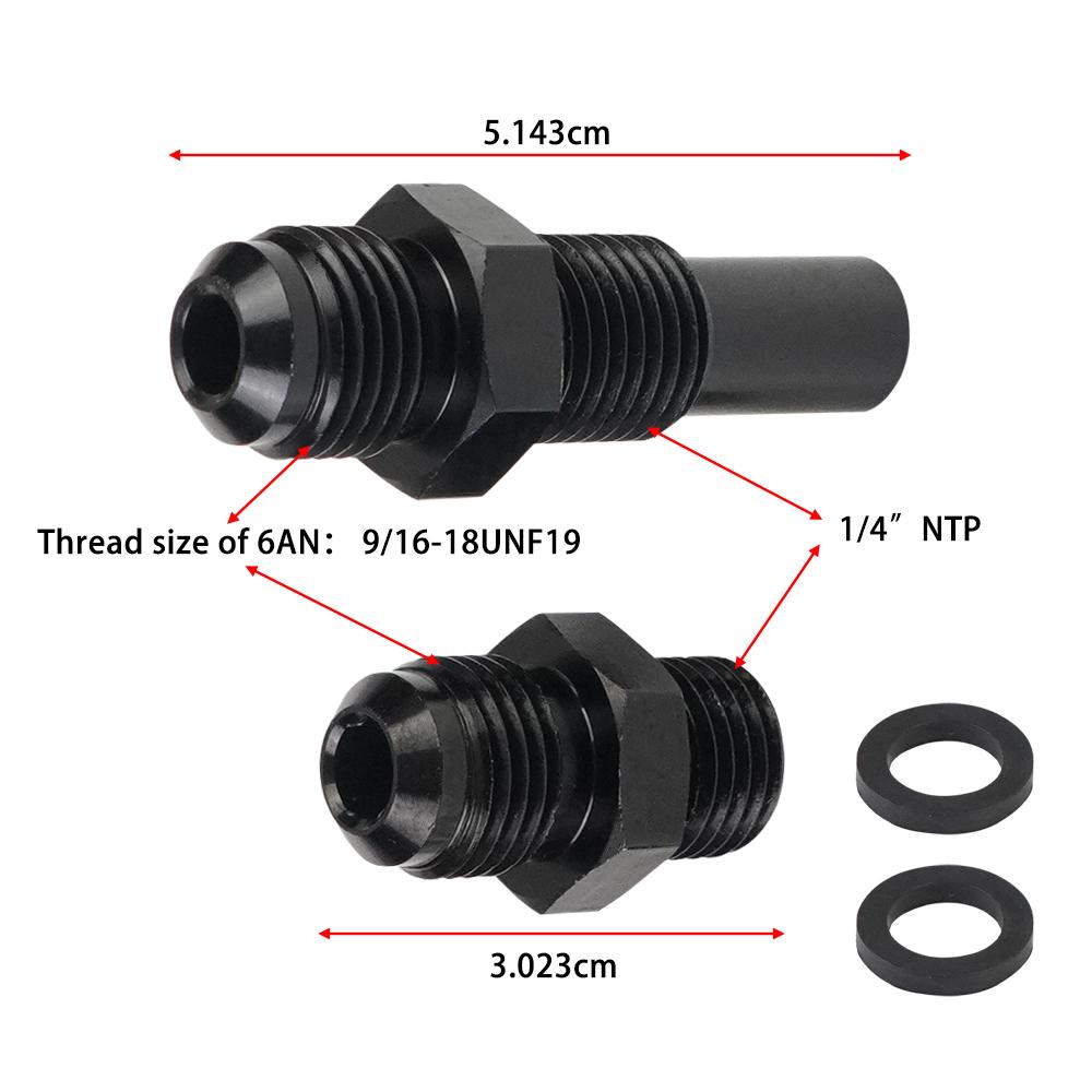 4L80E 6AN x 1/4NPS 8AN наружная резьба с раструбом на 1/4 NPS адаптер для охладителя трансмиссии фитинги передний и задний порт для GM 1997-2007