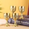 European Cocktail Glass Glass Zinc Alloy Goblet Red Wine Glass Zinc Alloy Material for Bar KTV Use top sale