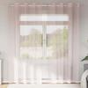 VidaXL Voile Curtains with Eyelets 2 Pcs Light Pink 140x225 Cm, Net Curtain, Sheer Curtain, Window Voile, 4102085