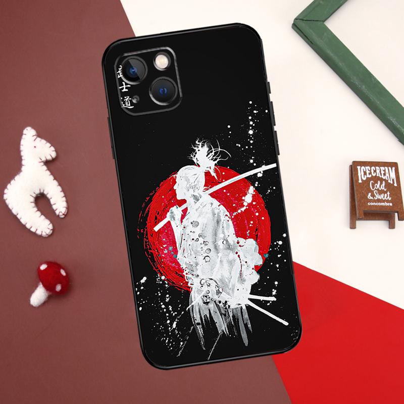 Японский чехол Bushido Samurai для iPhone 12 11 13 14 15 Pro Max 12 Mini 7 8 Plus X XR XS Max SE 2020, чехол для телефона