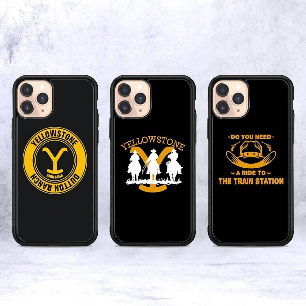 Tv Y-yellowstoneS Logo Phone Case For Iphone 16 15 14 13 12 11 Pro Max Plus Shockproof TPU+PC Hard Case