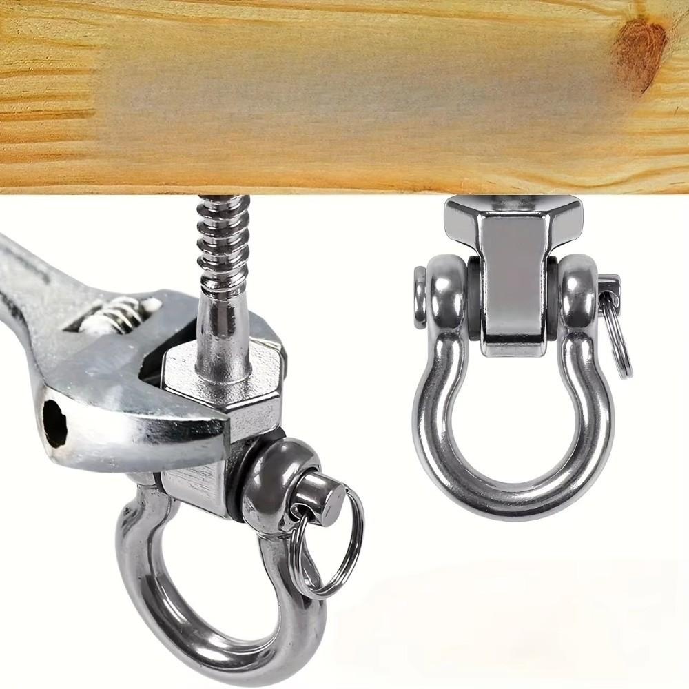 Stainless Steel Heavy Duty Swing Hook Heavy Duty Hanging Chair Hook Yoga Hammock Hook  Playground