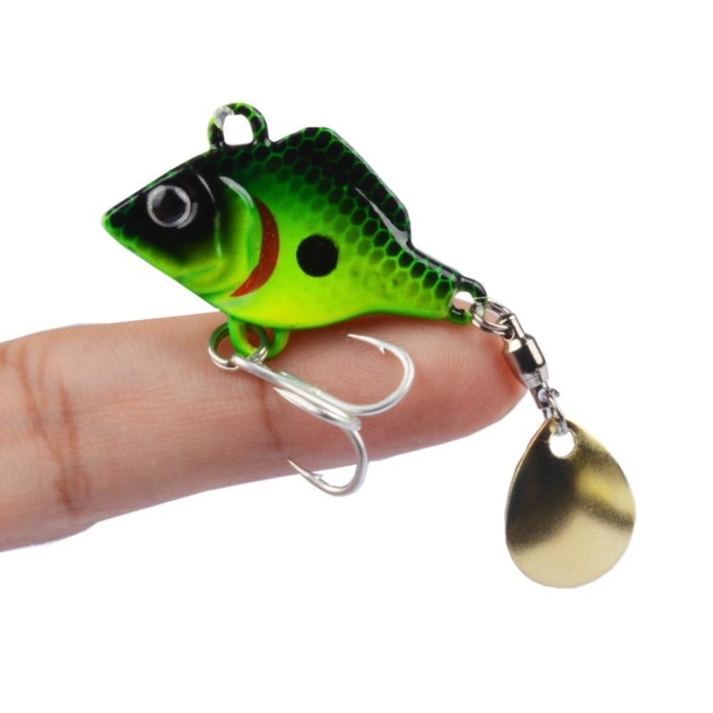5pcs Vibration Bait Fishing Lures Kit with Box Fishing Lures Hooks Fishing Tool
