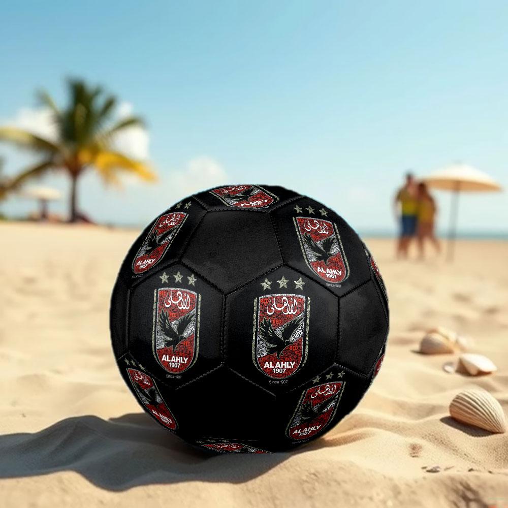 Футбольный мяч Al Ahly SC, размер 5, машинная сшивка, ПВХ, прочный и с высоким отскоком, подходит для всех возрастов, фанатская атрибутика, для матчей и игр на открытом воздухе.