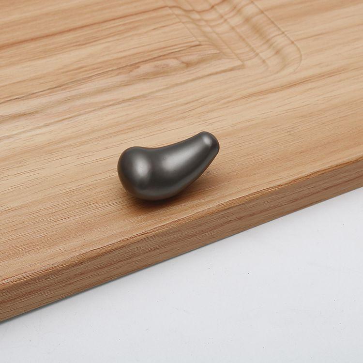 Zinc Alloy Kitchen Hardware Handle Pull Black Gold Wardrobe Cupboard Shoe Drawer Handle Drip Handles Knob