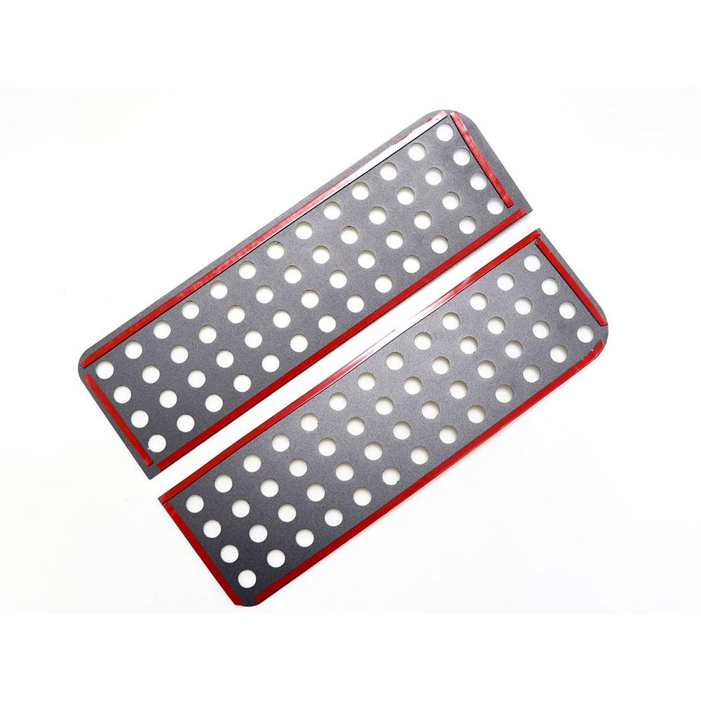 2pcs Rear Door Window Glass Cover Strip Decor Trim For 18-22 Jeep Wrangler JL JT