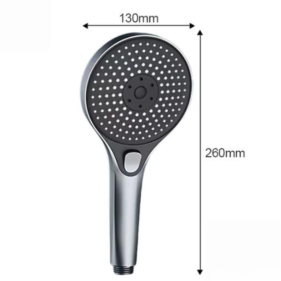 OPLSED Ultra-Powerful Air Pressure Shower Head, Coarse Hole Shower Head, Bathroom High-Pressure Showe