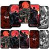 For iPhone 15 14 Xiaomi Redmi Note 13 12 11 Pro Max X 8 7 XR Samsung Galaxy A34 A15 A14 S24 S23 Huawei OPPO A54 Cartoon Berserk Guts Phone Case