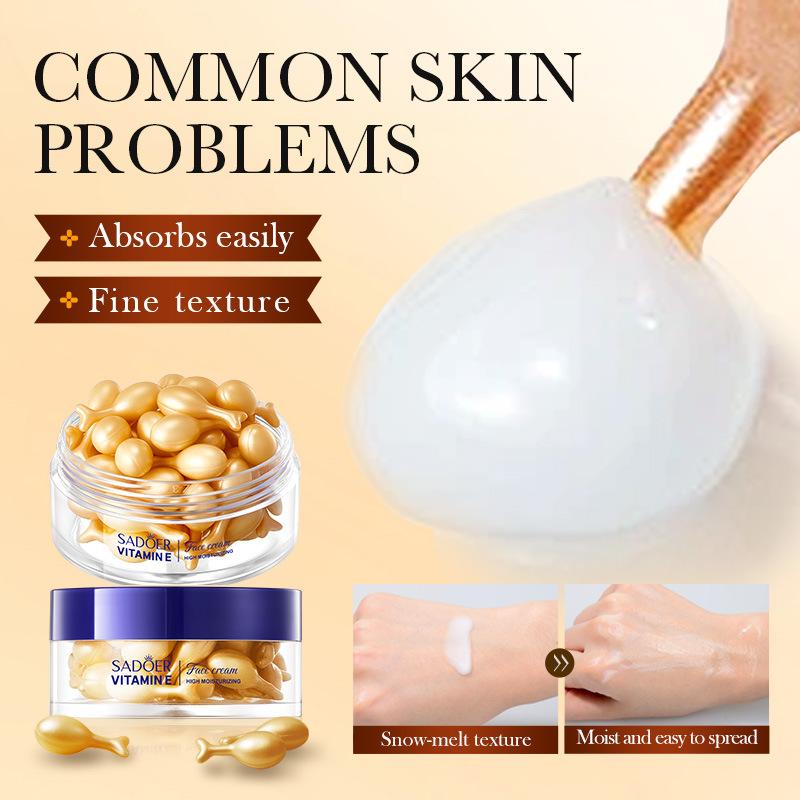 30 шт. Капсулы с витамином Е для лица, утренняя и ночная отбеливающая эссенция, сужение пор, против морщин, старения, веснушек, восстановление, уход за кожей, сыворотка