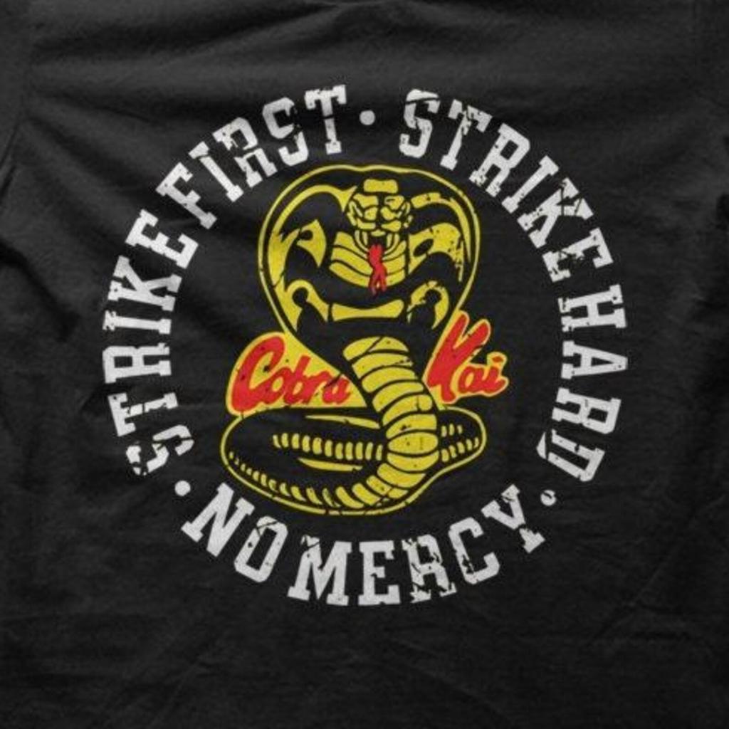 Cobra Kai Karate Kid No Mercy cotton T-shirt